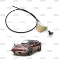 สายดึงฝากระโปรง 1 เส้น สีดำ สำหรับ Datsun/Nissan FAIRLADY 240Z 260Z 240Z 260Z Z432 ปี 1970-1978